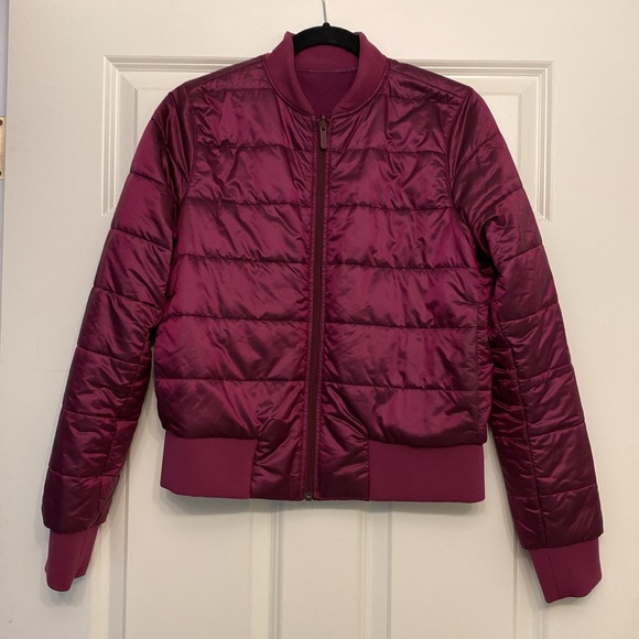 Like New! Lululemon Non-Stop REVERSIBLE Bomber Jacket 6 - Picture 6 of 11